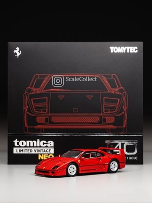 Takara Tomy Tomica Limited Vintage NEO TLV Ferrari F40 1989 Red 1
