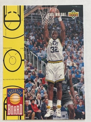 1993-94 Upper Deck #422 Utah Jazz Karl Malone Executive Board