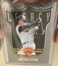Jose Canseco 1997 Leaf Legacy Card #195 MLB Boston Red Sox Oakland Athletics HOF