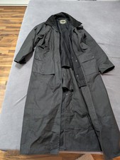 Stars & Stripes Western Staubmantel / Duster Trail schwarz Wachsmantel Größe M -