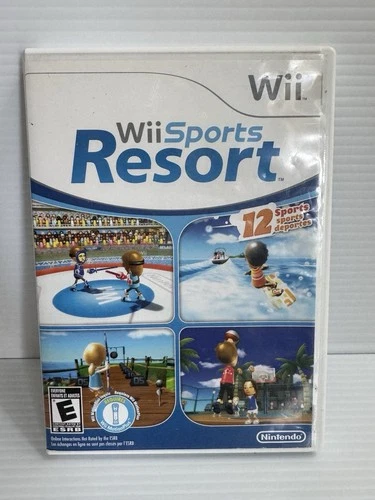 Wii Sports Resort (Nintendo Wii, 2009) CIB Complete Manual Tested Working