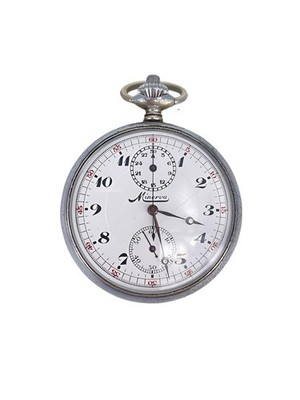 Taschenuhr Chronograph Minerva 51mm