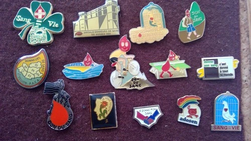 blood donation pin lot