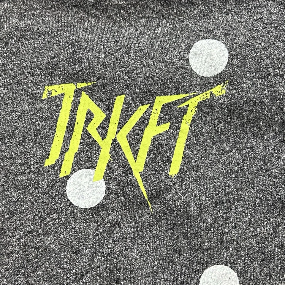 Sudadera con Capucha Y2K Lil Wayne Trukfit Gris Cremallera Talla XL Patín Foto 2 de 4