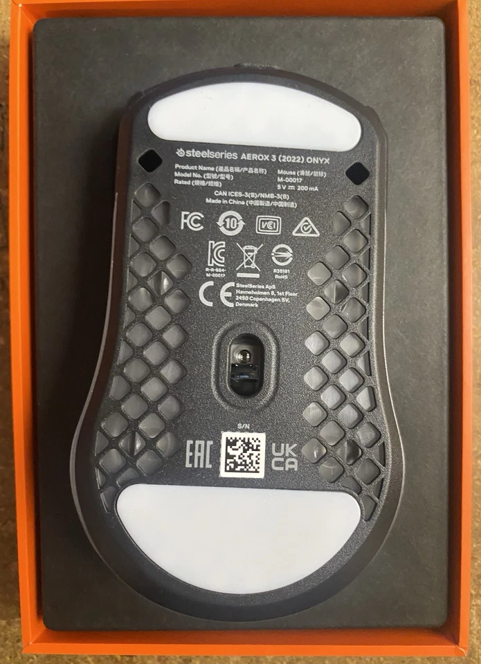 Steelseries Aerox 3 Ultra Lightweight Gaming Mouse - Onyx Black Wired New - Image 4 of 4