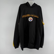 Pittsburgh Steelers Football Youth XL Extra Large 18 20 Black Gold Hoodie NFL
