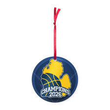 Michigan Champs Hoops 2026 College Acrylic ornament Christmas