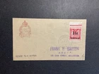 ‘New Zealand 1950 FDC 1st day cover 1 1/2 d overprint
