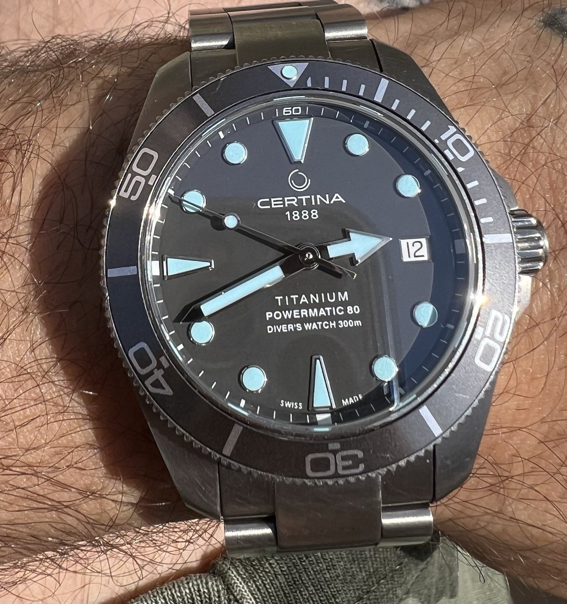 Action Diver Titanium Quartz Certina Titanium Ds Action Certina DS