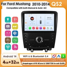 10"Android14 Carplay For 2010-2014 Ford Mustang Car Stereo Radio GPS WIFI6 BT5.4