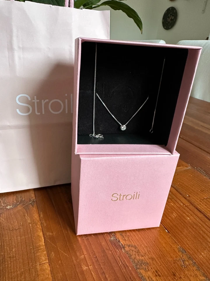 Collana Punto Luce Silver Elegance Argento Rodiato Cubic Zirconia - Immagine 2 di 4