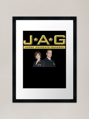 J.A.G Logo (Harm & Mac) Gerahmte Kunst Gerahmtes Wandbild Poster Leinwanddruck Bild