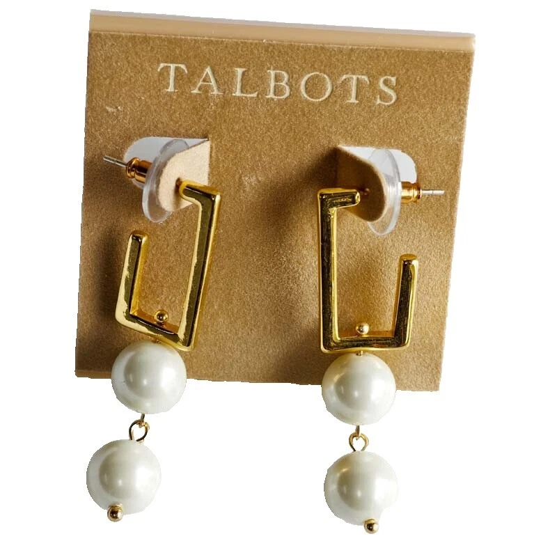 Talbots Pearl Fashion Earrings
