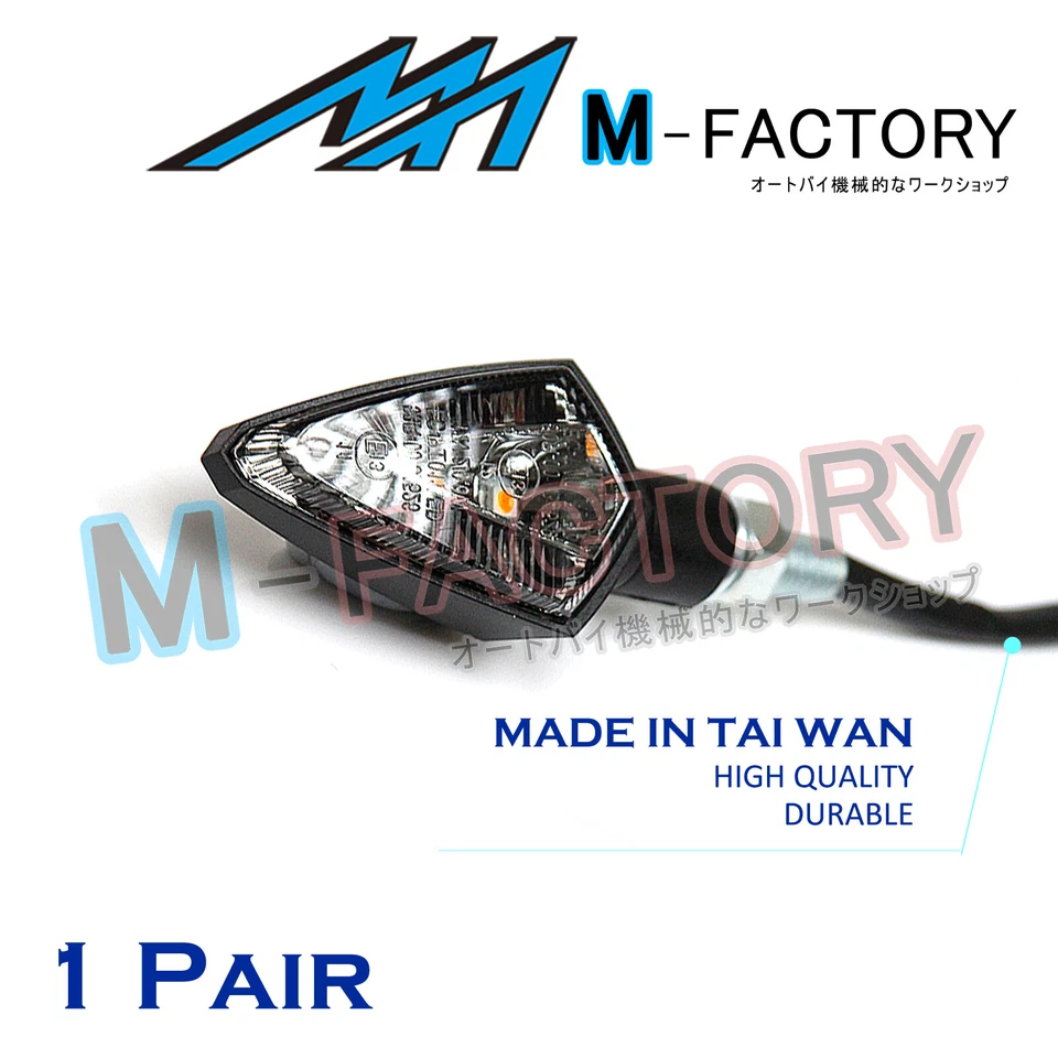 Smoke Kiva Turn Signals Light LED Light Clear&Amber For MV Agusta Brutale - Image 3 of 4