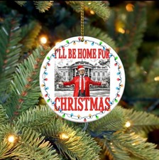 Donald Trump MAGA Christmas Ornament, Donald Trump President 2024 Ornament Gift