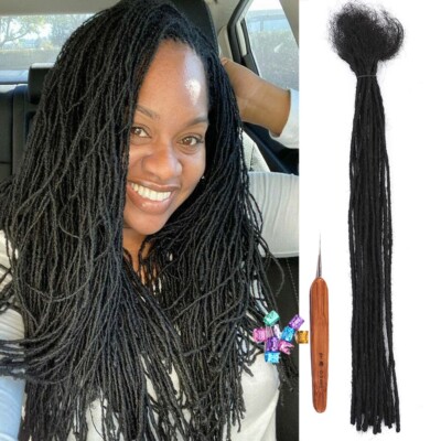 8-24 In Thin Dreadlocks 100% Human Hair Dreads