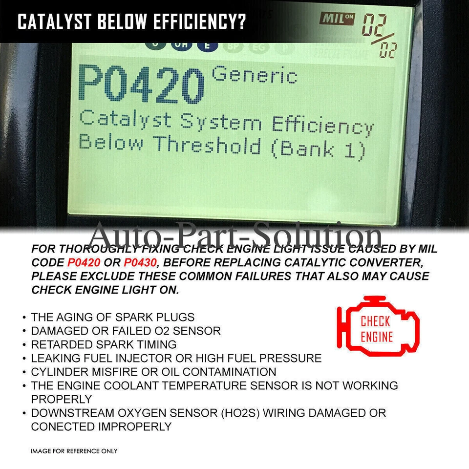 Catalytic Converters for Ford Edge 3.5L 3.7L 2011-2014 Bank 1 and 2 Non Turbo - Image 3 of 4