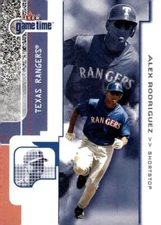 2001 Fleer Game Time #3 Alex Rodriguez