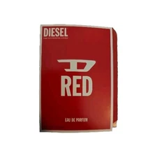 New Men's Diesel "D Red" Eau de Parfum Sample Spray Mini Travel EDP 0.04oz