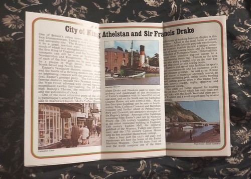 England Mini-Guide Exeter-Town Plan-Where to Go-What to See-Entertainment 1977 - 第 5/6 張圖片
