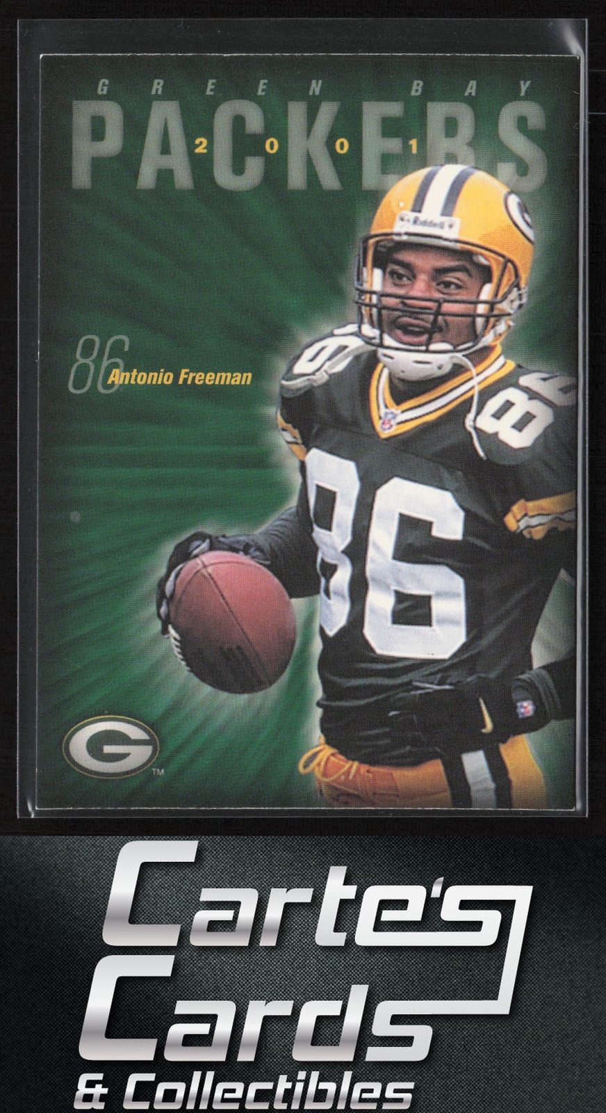 Antonio Freeman 2001 Green Bay Packers Police #4 Plover Stevens Point