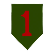 Big Red One 1st Infantry Bumper Sticker Military Vinyl Soldier Decal 5"