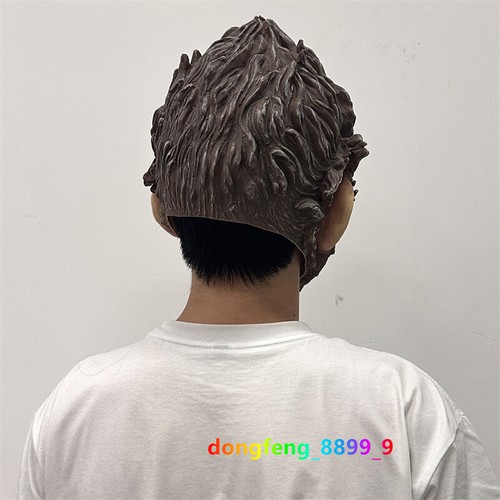 Wukong Monkey King Full Face Mask Hood Cosplay Props Latex Party Accessories - Picture 8 of 11
