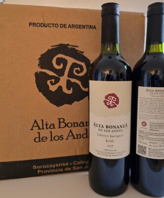 12 Fl. 2018er Alta Bonanza | Cab. Sauvignon - Shiraz aus Argentinien (0,75 L) !