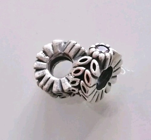 Pandora Purple Sparkling Forest Spacer Charm pair - Picture 3 of 9