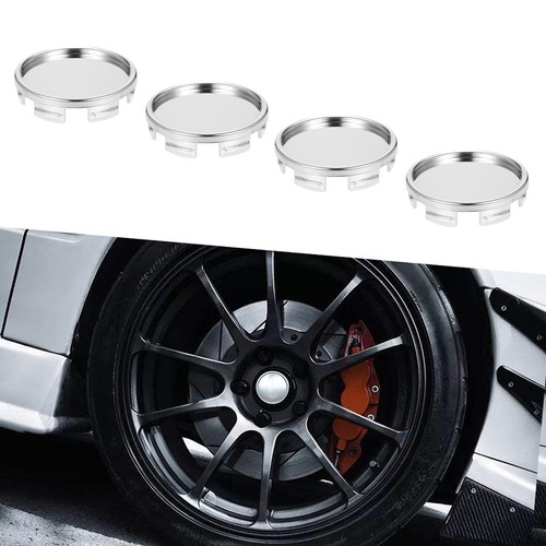 4PCS 55mm Car Wheel Center Caps Hub Tyre Hub Cover Universal ABS M9E3 - Picture 5 of 10