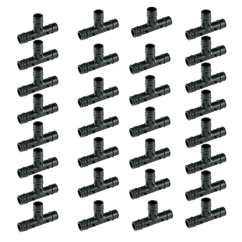 30PCS F1960 Pex A Poly Expansion Fittings T 1/2" TEE Elbow for PEX A PIPE