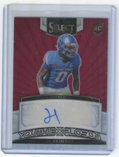 2023 Panini Select Draft Picks - #YS-JLS JL Skinner - Red Prizm Autograph