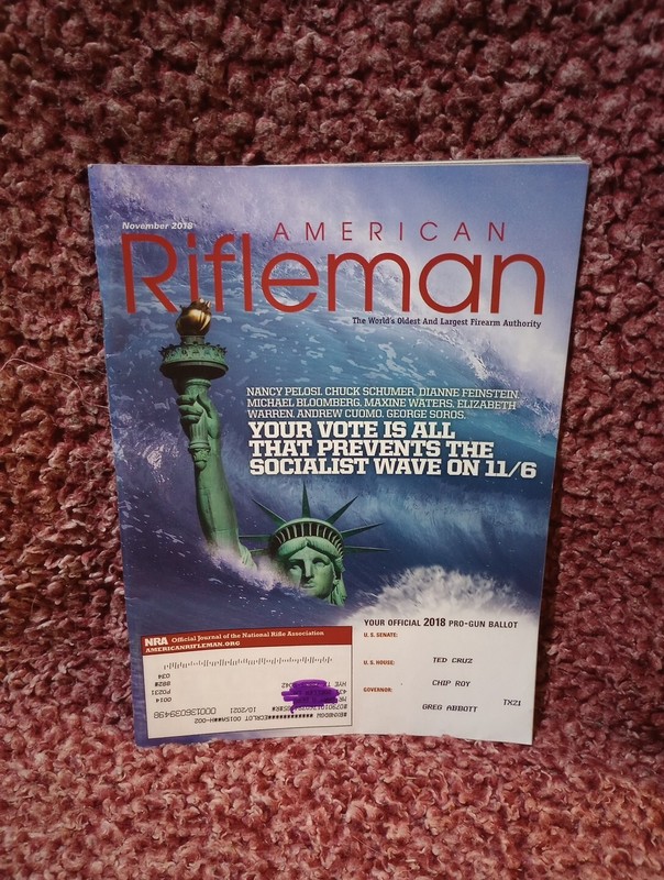 AMERICAN RIFLEMAN MAGAZINE COPY NOVEMBER 2018
