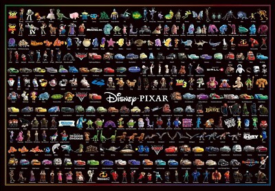 PIXARキャラクター Jigsaw puzzle 1000 piece Disney/Pixar character collection 51x73