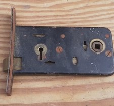 Vintage old & Antique Style Metal Working Motice Lock Long Victorian Style 