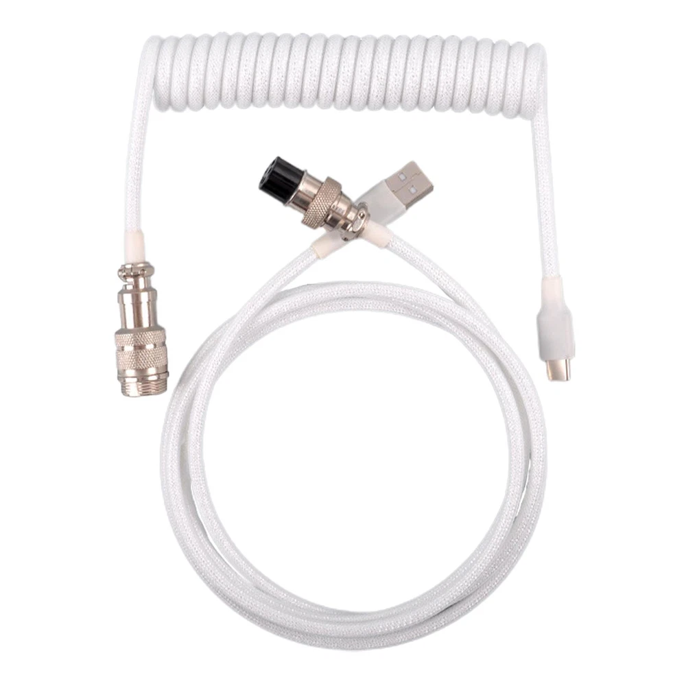 Mechanical Keyboard Cable Aviation Plug Data Cable Keyboard Accessories for PC