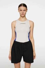 J LINDEBERG Ladies Tanice Top Small Sleeveless Top MOONBEAM NEW AWJT2232