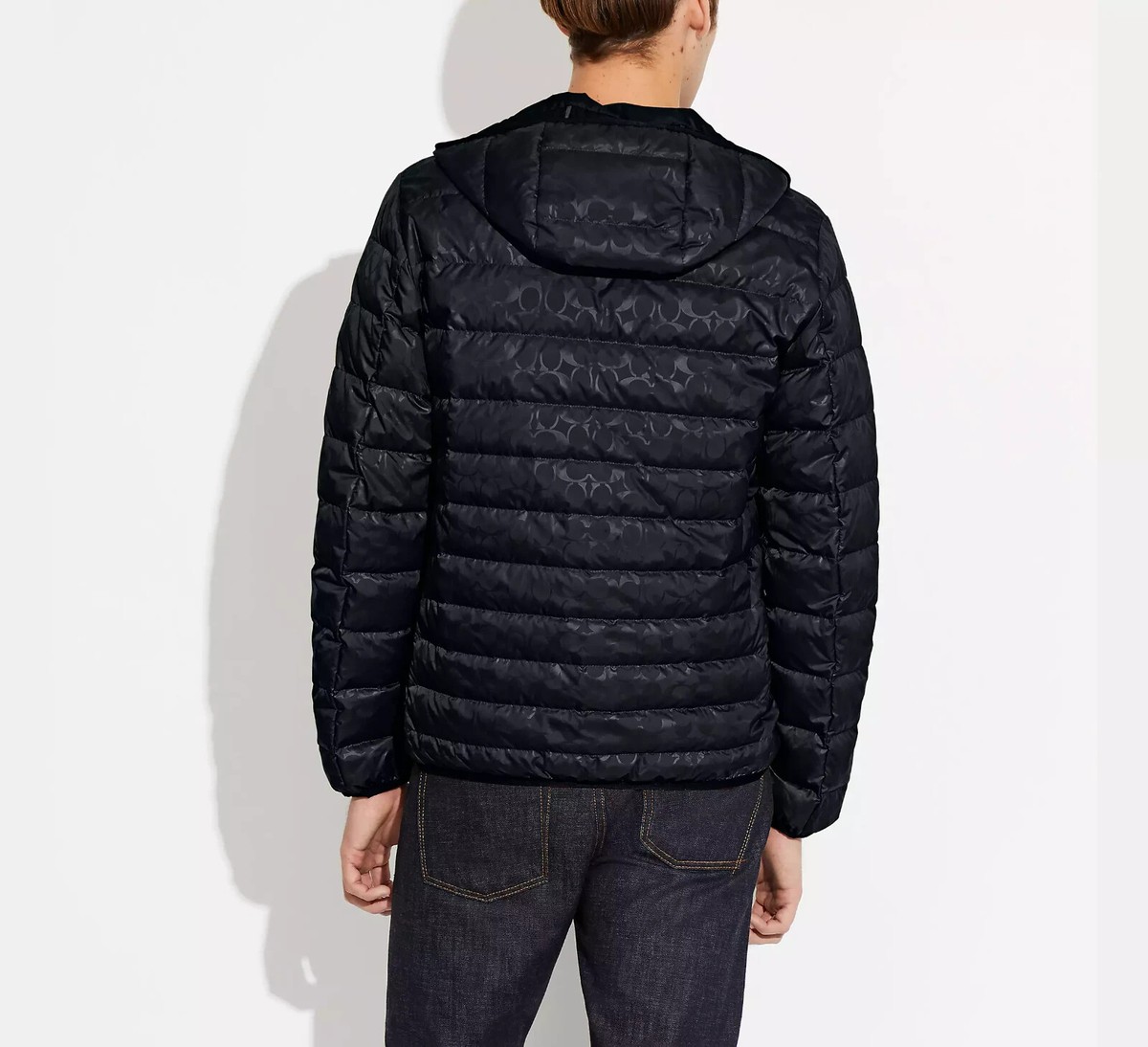 NWT Coach Men's Black Drag Packable Down Jacket (C5189) XL-XXL | eBay