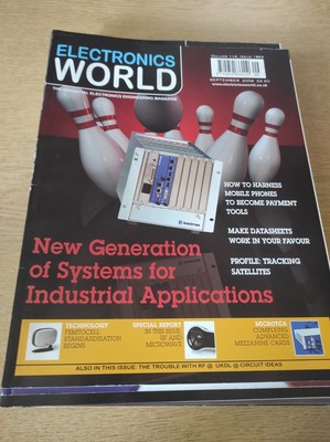Electronics World Magazine September 2008, Industrial Applications - B898