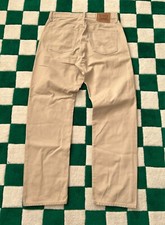 Vintage 90s Levis 517 Mens Beige Pants Sz 34x32