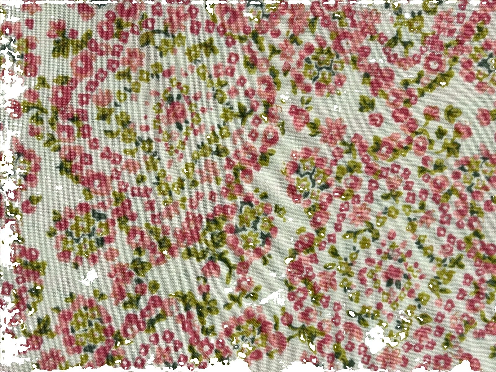 Calico Floral Craft Fabric Lots