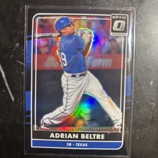 2016 Panini Optic Black Prizm Adrian Beltre /25