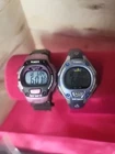 2 Vintage Timex Ironman Watches 30 Lap.       1 Purple 1 Blue, Both Working