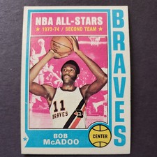 1974 NBA TOPPS BASKETBALL CARD #80 BOB MCADOO