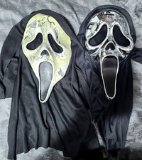 FunWorld GhostFace Aged Mask SCREAM VI Chrome Mask x2 NO Tags
