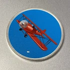 APMEX Colorized Round (Airplane) 1 Troy Oz .999 Fine Silver
