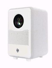 HP CC200 White Desktop LCD Projector 1080p 16:9 HDMI USB Motorized Focus