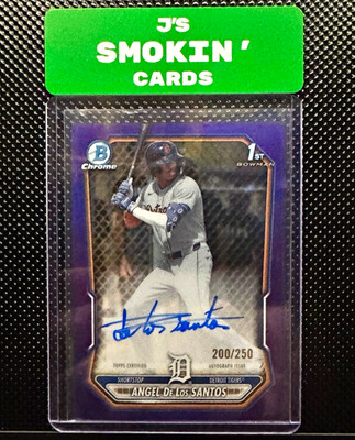 Topps Bowman Chrome 2026 1st Bowman Angel De Los Santos CPA-AD Auto 200 /250