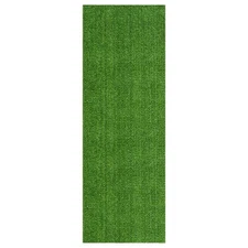 Artificial Grass Runner Rug 3x10 Green Indoor Outdoor Waterproof Turf Carpet Mat