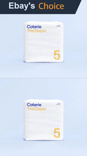 Coterie Size 5 Pack Of 2 44 Diapers Fast Shipping